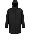 03793 Achille NEOBLU Achille Long Soft Shell Jacket Deep Black colour image